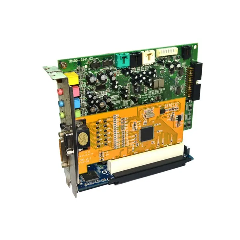 PCI E Express X1 to Dual PCI Riser Extend Adapter Card with Cable for WIN2000 XP 2