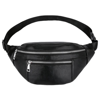 

Ladies Fashion Waterproof Waist Bag Travel Messenger Chest Bag Unisex Hip Bag Sports Running Waist Bag Gray