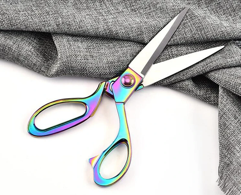 Профессиональные швейные ножницы Pulaqi, винтажные высококачественные ножницы из нержавеющей стали для вышивания, текстильные кожаные ножницы для джинсовой ткани, инструмент
