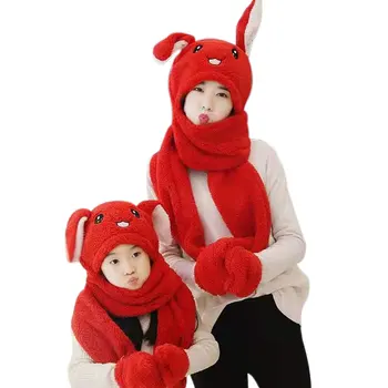 

Fashion Plush Moving Hat Airbag Cap Cut Pinching Bunny Hat Rabbit Ears Women Kid