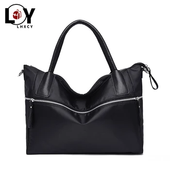 

Nylon Multi-zip Waterproof Tote Women Shoulder Bags Solid Color Soft Crossbody Bags For Women Famous Brand Luxury Handbag Women