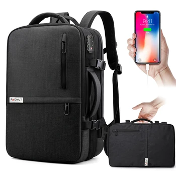 

Men Laptop Backpack Hand Bag Anti Theft Bagpack 17 Inch Notebook Backpacks USB Charger Mochila Travel Business Male Back Pack