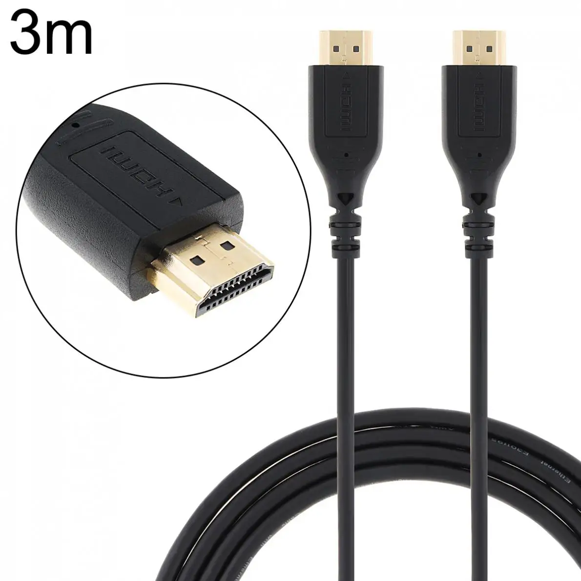 DiGiYes 4K HDMI кабель 2,0 3 м/1080 футов позолоченный Высокоскоростной P 3D Кабель «Папа-папа» для HDTV/сплиттер коммутатор/lcd