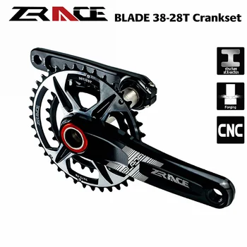 

ZRACE BLADE 2 x 10 11 12 Speed Crankset Eagle Tooth for MTB XC / TR / AM 170 / 175mm,38-28T, BB68/73 Chainset