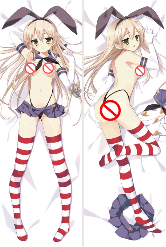Аниме Kantai Коллекция Dakimakura Чехол kancolle персонажи Shimakaze& Amatsukaze валик чехол обнимашки чехол для подушки - Цвет: S10