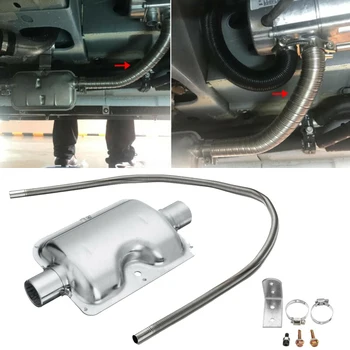 

200cm Stainless Steel Exhaust Pipe W/Muffler For Car Parking Air Diesel Heater Durable And Practical To Use