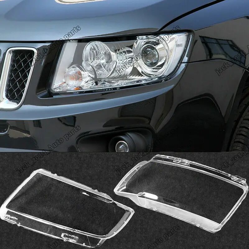 Левый и правый передний комплект крышка объектива для Jeep Compass 2011 2012 2013