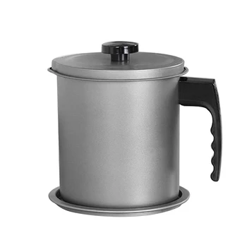 

Stainless Steel Storage Container With Filter Multifunctional Tank 1.7L Oil Bottle Pot Kitchen Tool Restaurant Separator Cooking