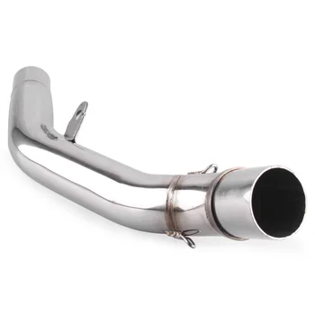 

350mm Motorcycle Exhaust Muffler Pipe Downpipes Headers Pipe Silencer For KAWASAKI Z 800 2013 2014 2015 Z800 Stainless Steel