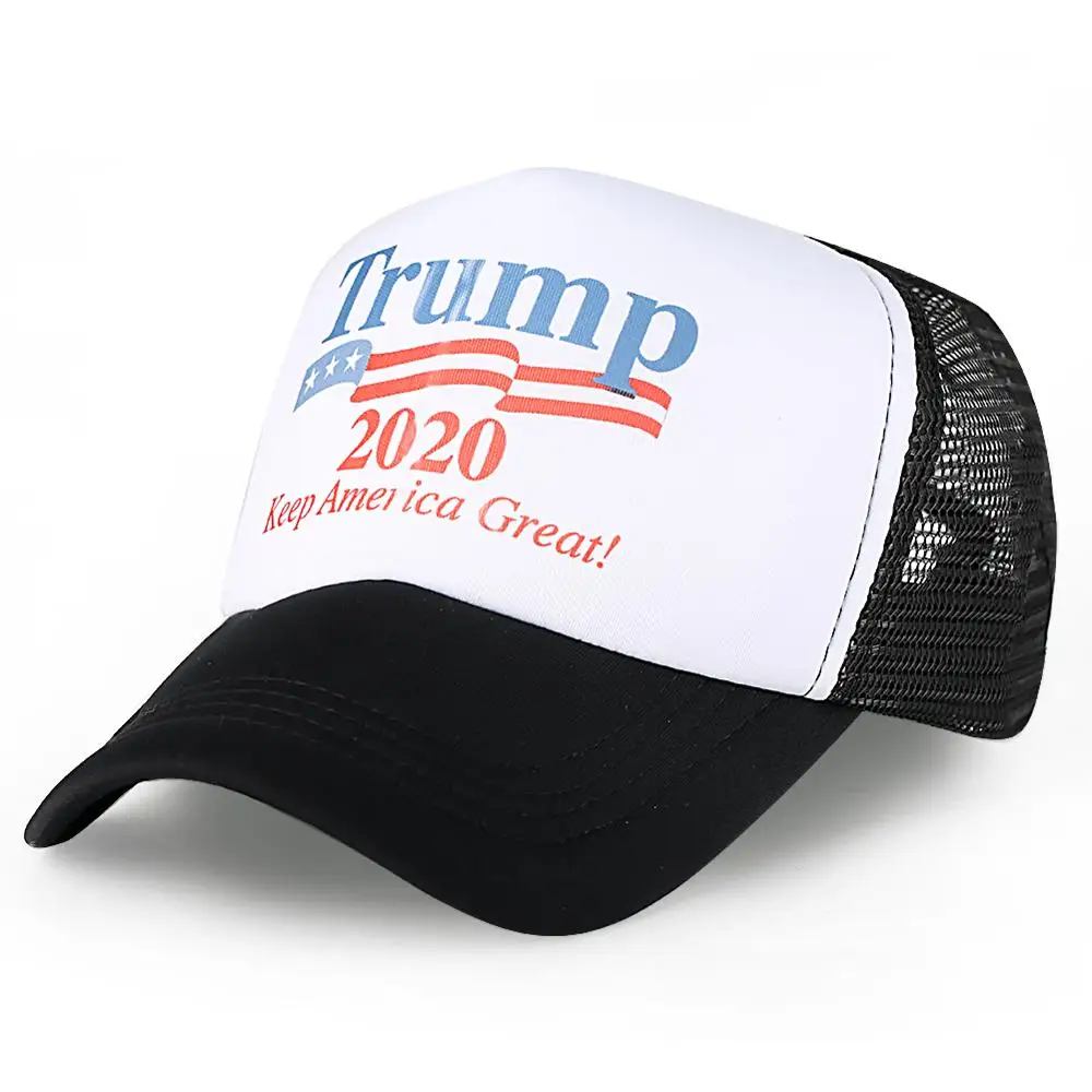

Summer Donald Trump Snapback Caps Women Men Cotton Adjustable Cosy Baseball Hats Keep America Great Again Printing Black Visor