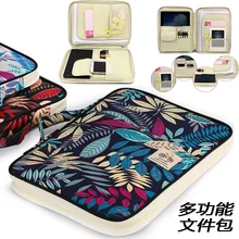 A4 Мода лист портативный многофункциональный файл Органайзер Багги Сумка для документов офисные школьные товары для рукоделия