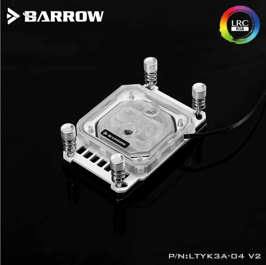  Barrow LTYK3A-04-V2 Für RyzenAMD/AM4/AM3 CPU Wasser Blöcke LRC RGB v2 Acryl Wasser Kühlung Block cp