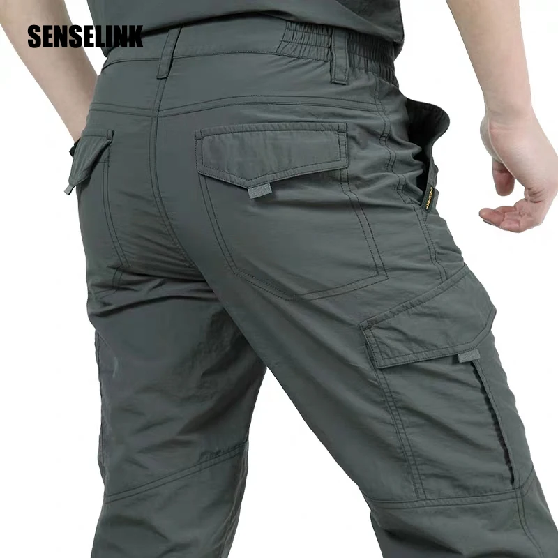 Cargo-Pants Military Tactical Outdoor Waterproof Quick-Dry Mens Casual Lightweight Breathable
