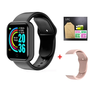 

Y68 D20 Smart Watch Bluetooth Blood Pressure Fitness Tracker Waterproof Heart Rate Monitor Smartwatch for Apple IOS Android