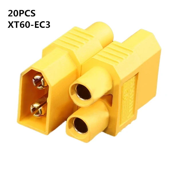 20PCA XT60-E Разъем XT60 штекер к EC3 Женский адаптер конвертер разъем для подключения ESC двигатель E-bike Lipo батарея 20PCA XT60-E Разъем XT60 штекер к EC3 Женский адаптер конвертер разъем для подключения ESC двигатель E-bike Lipo батарея
