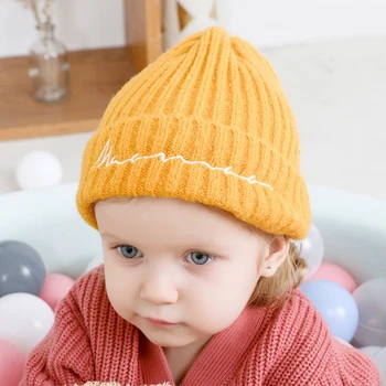 

Baby Hat Kids Wool Knitted Indian Cap Toddler Keep Warm Beanies Boy Girl Hemming Hats Newborn Bonnet Infant Caps 2020 New