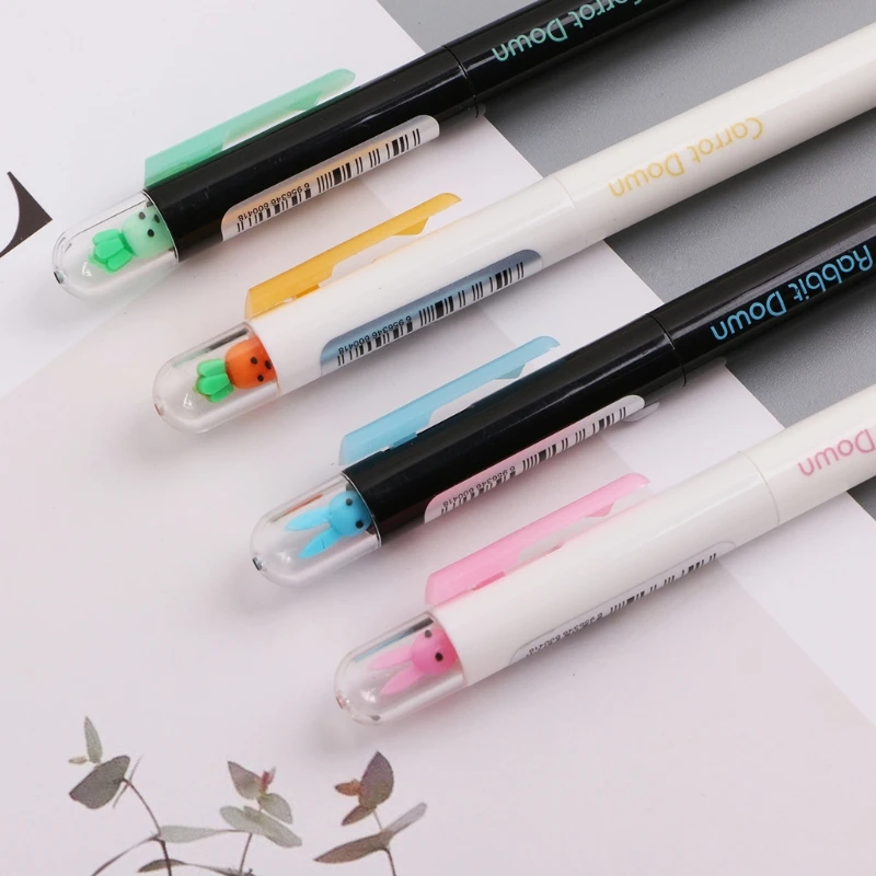 Автоматический механический карандаш с кроликом морковкой, инструмент для письма, канцелярские принадлежности для студентов 0,5 мм L41E
