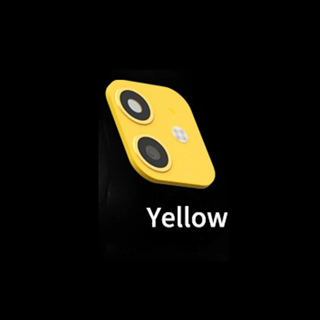 9D Полный Объектив камеры протектор экрана для iPhone Xs X Xr 11 Pro Xs Max наклейка защита объектива стеклянный чехол для iPhone 11 - Цвет: Yellow