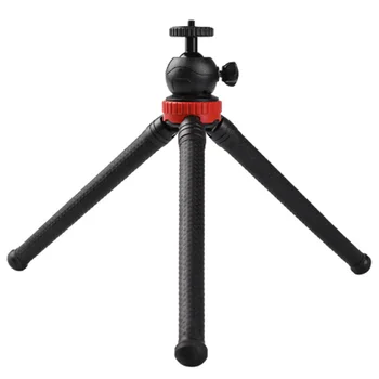 

Octopus Tripod SLR Digital Camera Desktop Tripod Mobile Selfie Live Octopus Stand (with E-Clip and GP Adapter)