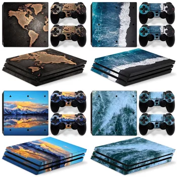 

Gaming Accessories Waterproof Anti Dust for Playstation 4 Pro Console Vinyl PVC Skin Sticker for PS4 Pro