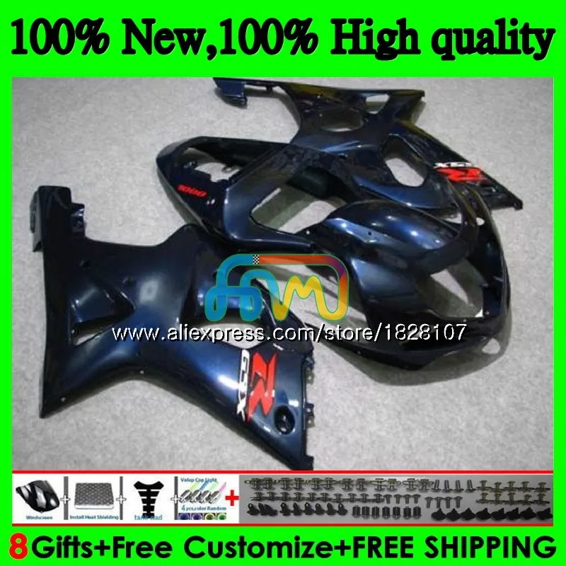 Средства ухода за кожей для SUZUKI GSXR 1000 GSX-R1000 GSXR1000 00 01 02 40BS. 30 1000CC GSXR-1000 K2 GSX R1000 2000, темно-синяя новая 2001 2002 обтекатель - Цвет: No. 1
