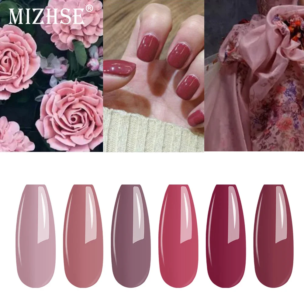 Mizhse ジェルネイルポリッシュセット 6個 Uv硬化 プライマー ラッカー マニキュアとネイル用 ジェラック Aliexpress 美容 健康