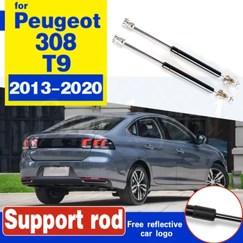 

For Peugeot 308 2013-2020 T9 Car Tailgate Gas Spring Shock Support Automatic Rising Strut Bars Hydraulic Rod Accessories