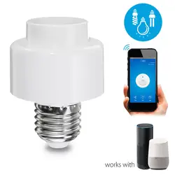 Свет базы E26 E27 Лампы для устройств с wi-fi гнездо адаптера конвертер держатель для осветительных приборов для Alexa эхо для Google дома