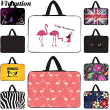 Модные Фламинго печать Тетрадь сумка для ноутбука 15 13 12 14 17 10 17,3 15,6 15,4 13,3 11,6 14,1 17,3 дюймов Для женщин сумка Обложка Чехол