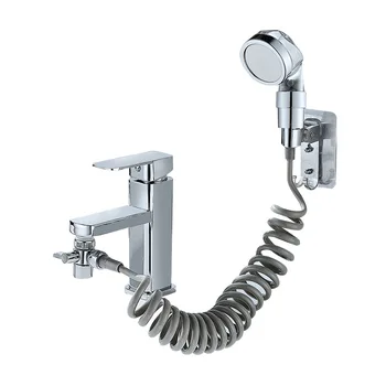 

Handheld Faucet Shower Head Bathroom Spray Drains Strainer Hose Sink Washing Hair Shower
