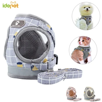 

Pet Dogs Harnesses Jacket Collar for Small Dog Leashes Reflective Adjustable Pet Walking Leads Harness for Dog Supplies