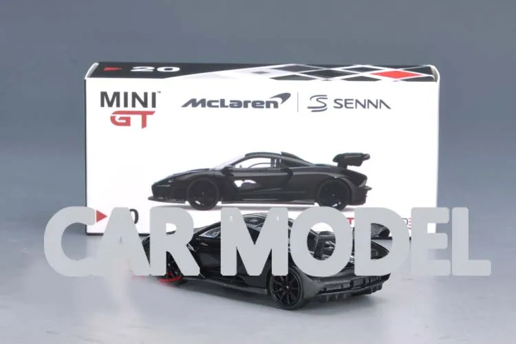 1: 64 масштаб сплава игрушечные транспортные средства TSM MINI GT McLaren Senna модель автомобиля Детские игрушечные машинки авторизованный игрушки для детей