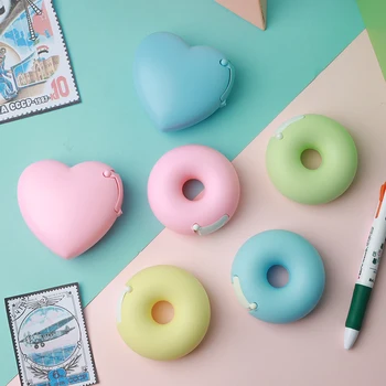 

Heart/Round Shaped Cute Eyelash Tape Cutter Split With Under Eye Pad Paper Split Eyelash Extension Medical Tape Cosmetics Tool