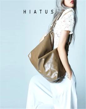 

big handbag New 2019 autumn/winter design style joker wax piot bag rope knot shoulder strap fitness Shopping women bag