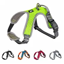 Dog Harness Mesh Breathable k9 Vest for small large dogs chihuahua husky Pet Chest Strap Reflective heavy duty Dog supplies