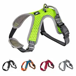 Dog Harness Mesh Breathable k9 Vest for small large dogs chihuahua husky Pet Chest Strap Reflective heavy duty Dog supplies