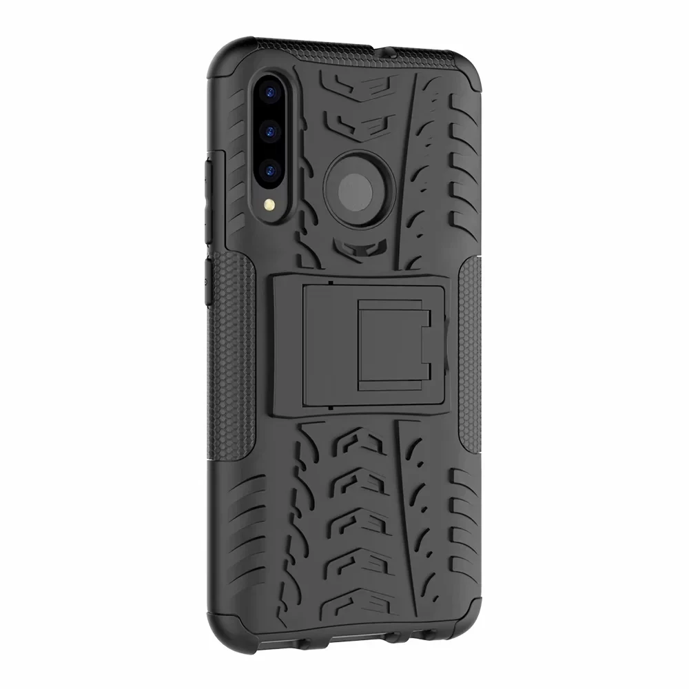 Dazzle Tire Гибридный чехол для samsung A80 A90 для LG Q60 для huawei P20 Lite прочный армированный Жесткий ПК+ ТПУ противоударный держатель 1 шт