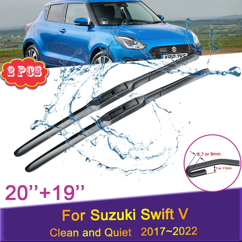 Car Wiper Blades for Suzuki Swift V 2017 2018 20192022 Front