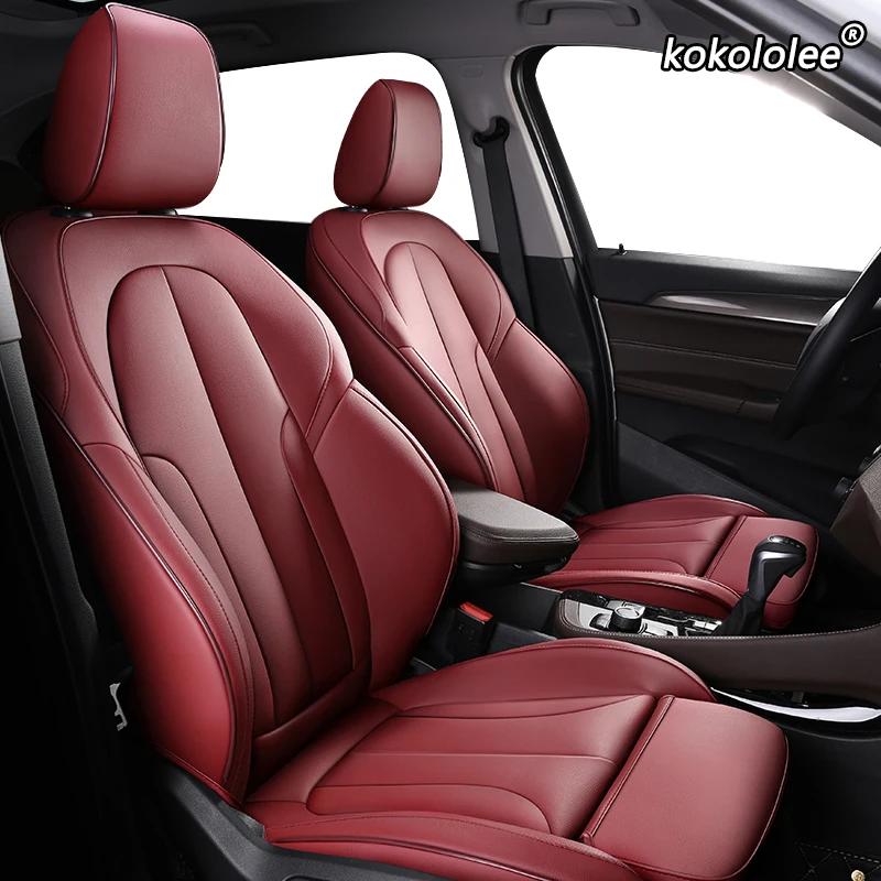 US $168.00 Kokololee Custom Leather Car Seat Covers For BMW 7 Series F01 F02 F03F04 G11 G12 E6566 X1 E84 F48 F49 Automobiles Seat Covers