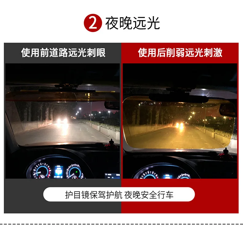 Автомобиль для дневного и ночного двойного назначения fang xuan jing автомобильный солнцезащитный козырек ночного видения очки Защита глаз очки антибликовые D