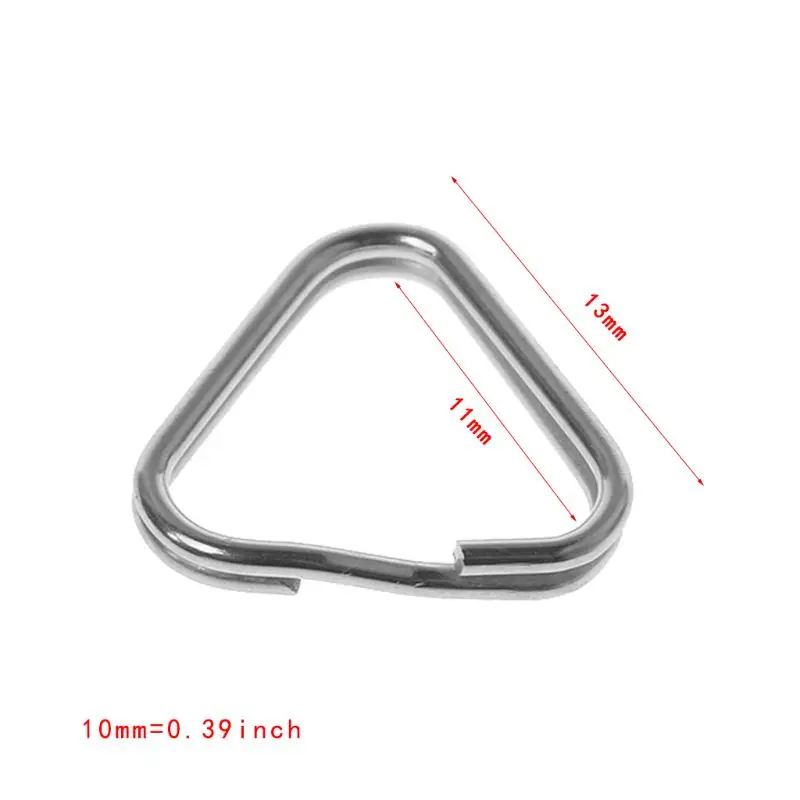 Gancio Tracolla Triangolare Per Fotocamera - Acciaio Inox, Compatibile