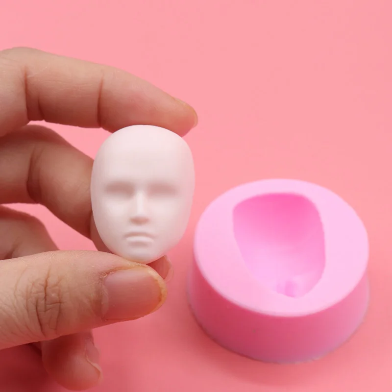 Clay Face Mold Silicone Mold Universal Men And Women Face Soft Pottery