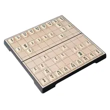 Японские шахматы Shogi забавные Портативные Магнитные прочные складные шахматы Sho-Gi настольная игра Международная шахматная игра