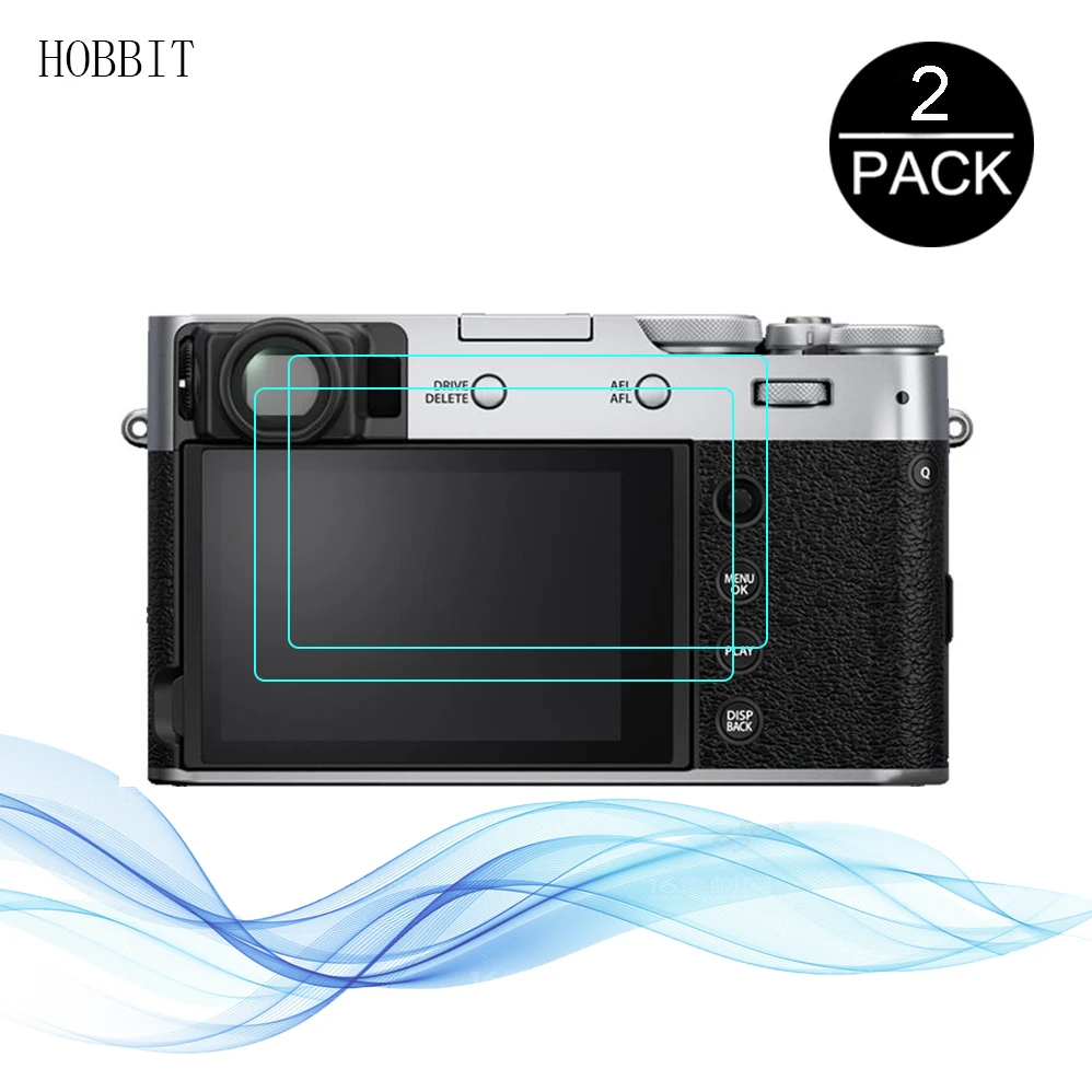 

2Pack For FUJI Fujifilm X100V Digital Camera LCD Screen Protector Film Fujifilm X-100V 0.3mm 2.5D 9H Anti-Scratch Tempered Glass