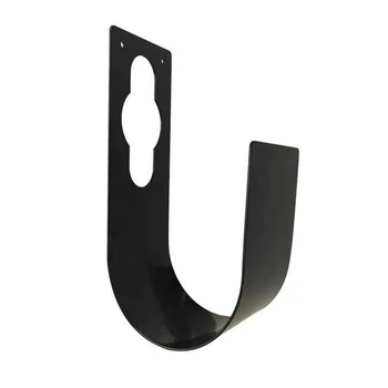 

Hook Rack Organizer Outdoor Tap Wall Mount Heavy Duty Iron Storage Holder Black Multifunctional Garden Hose Hanger Anti-rust
