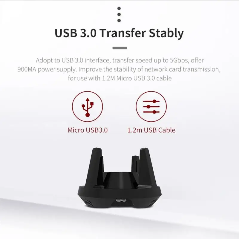 COMFAST CF-958AC 1900 Мбит/с USB беспроводная сетевая карта 4 внешних антенны игровой WiFi адаптер для ноутбука ПК компьютера