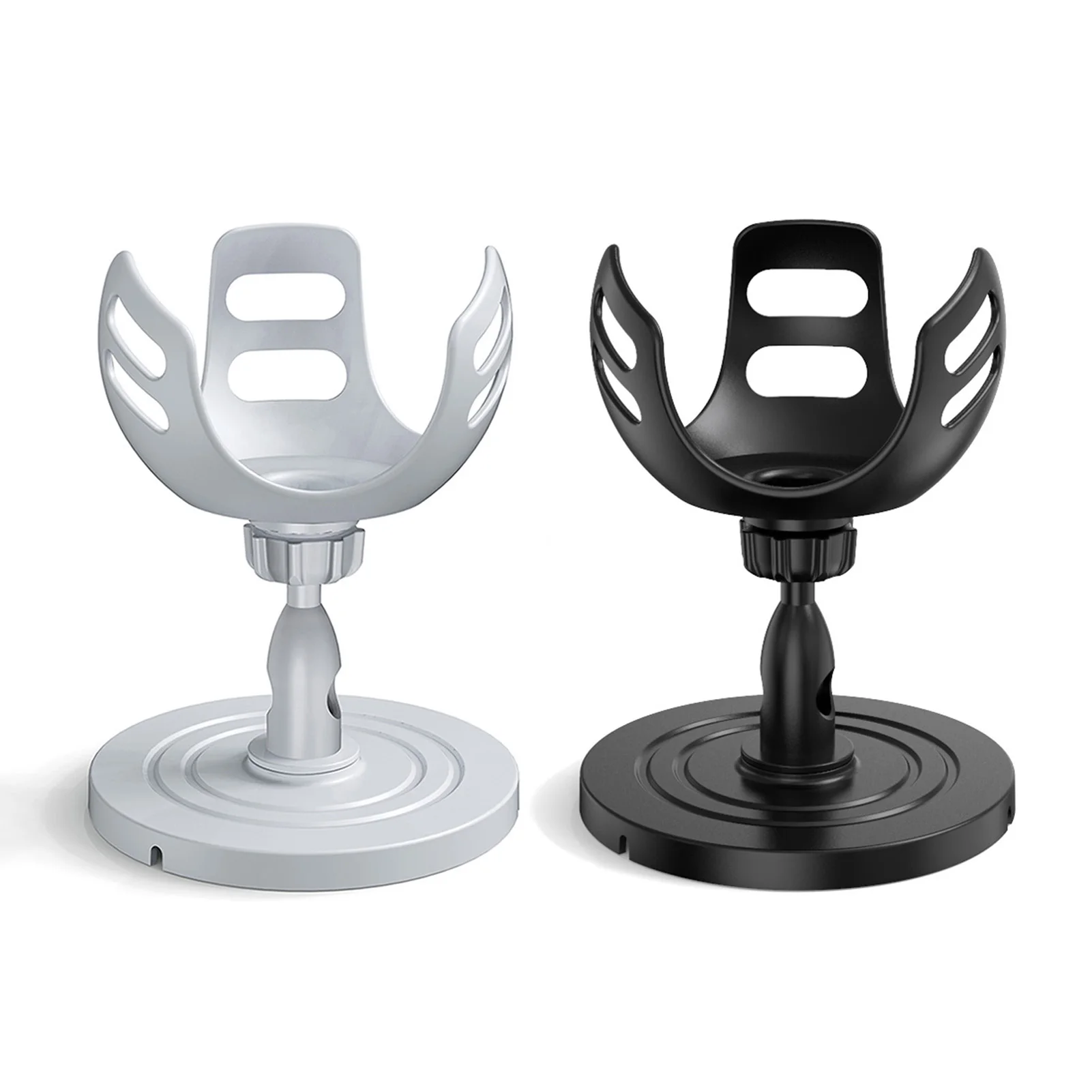 Supporto Da Tavolo Per Altoparlanti Supporto Rotante A 360 Gradi Per Echo Dot 4 Supporto Antiscivolo Antigraffio E Grigio Nero Per Echo Dot 4