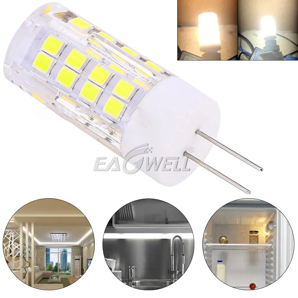 

G4 51LED 2835SMD 5W LED Spotlight Ceramic Bulbs Lamp Kits Corn Bulb AC 220V-240V COB Chip Bright Replace Light Warm/Cold White