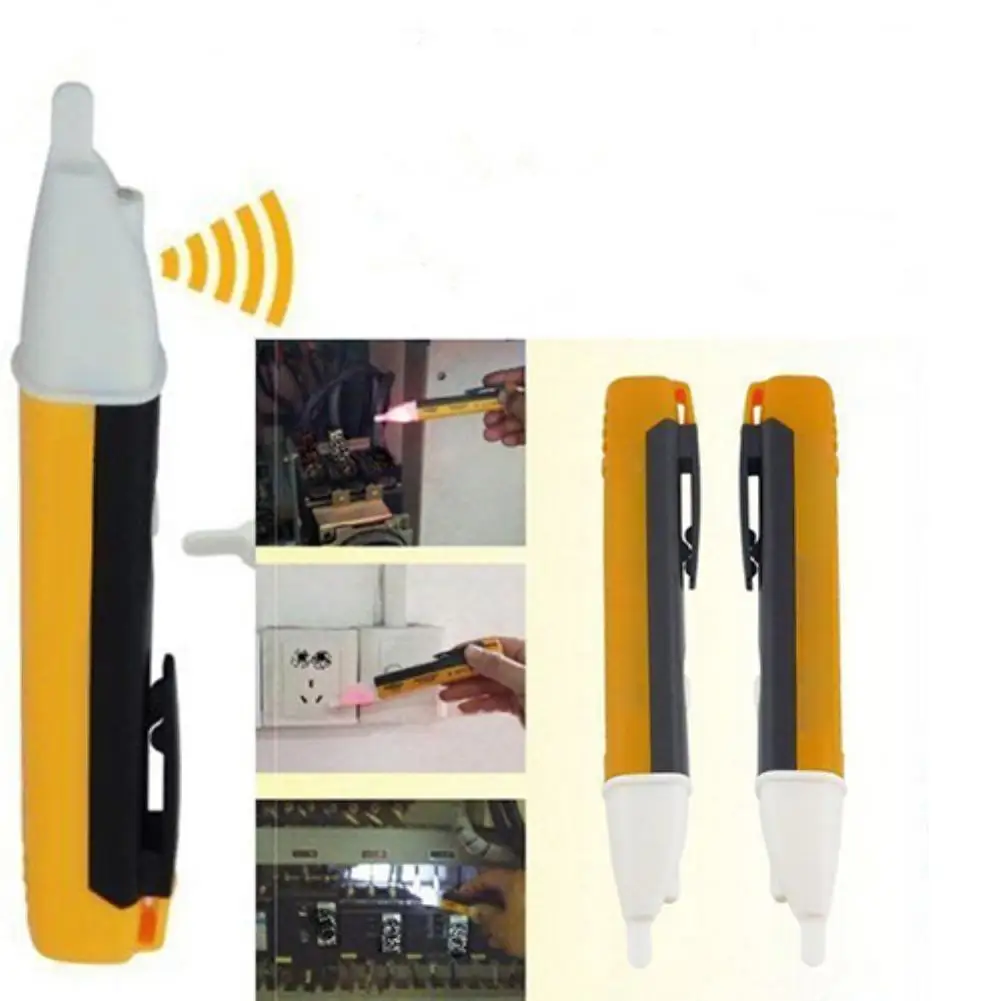

HOT SALES!!! 90~1000V Non-Contact LED AC Voltage Detector Pen Volt Sensor Tester Test Stick