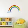 Cartoon rainbow cloud Wall Sticker Creative kids room bedroom decoration Mural Art Decals home decor wallpaper nursery stickers ► Photo 3/6